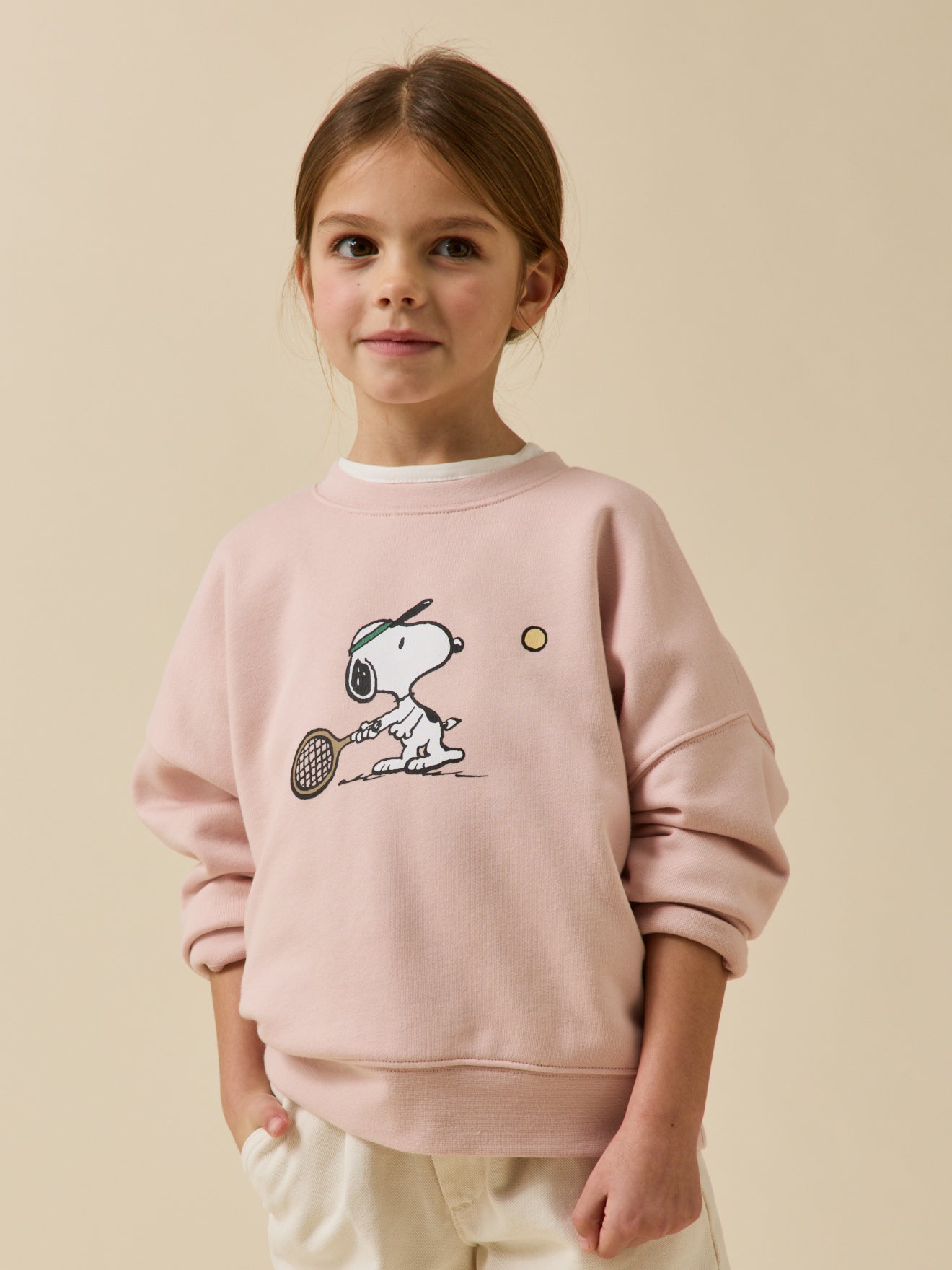 Kinder-Sweatshirt Cyrillus x PEANUTS(TM) – Snoopy Kollektion