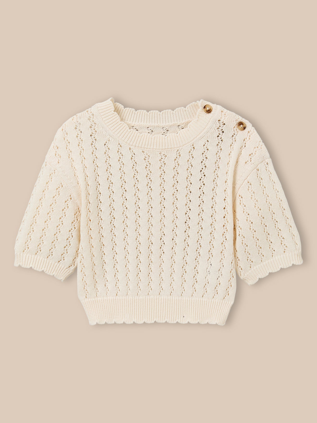Pull en crochet Fille - Collection Junior