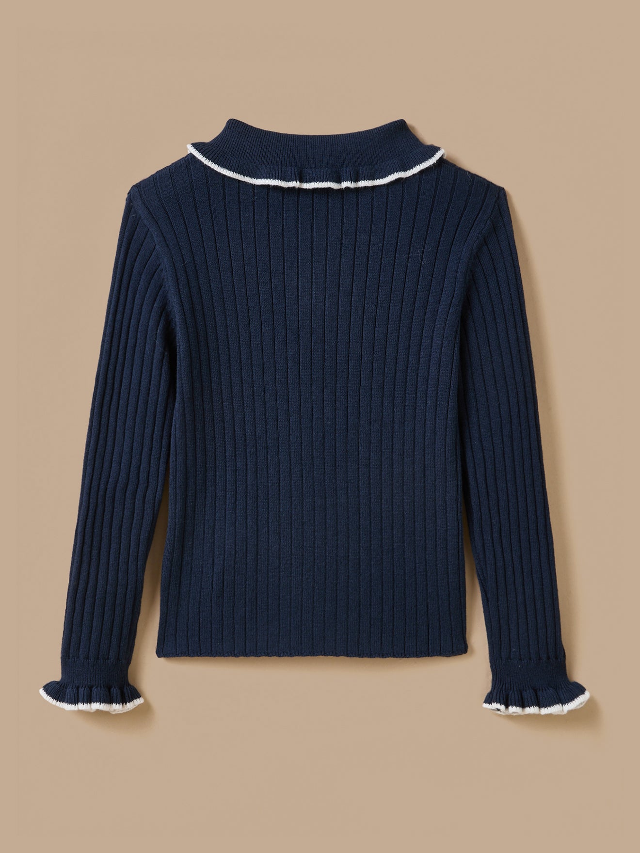 Mädchenpullover, Feinstrick