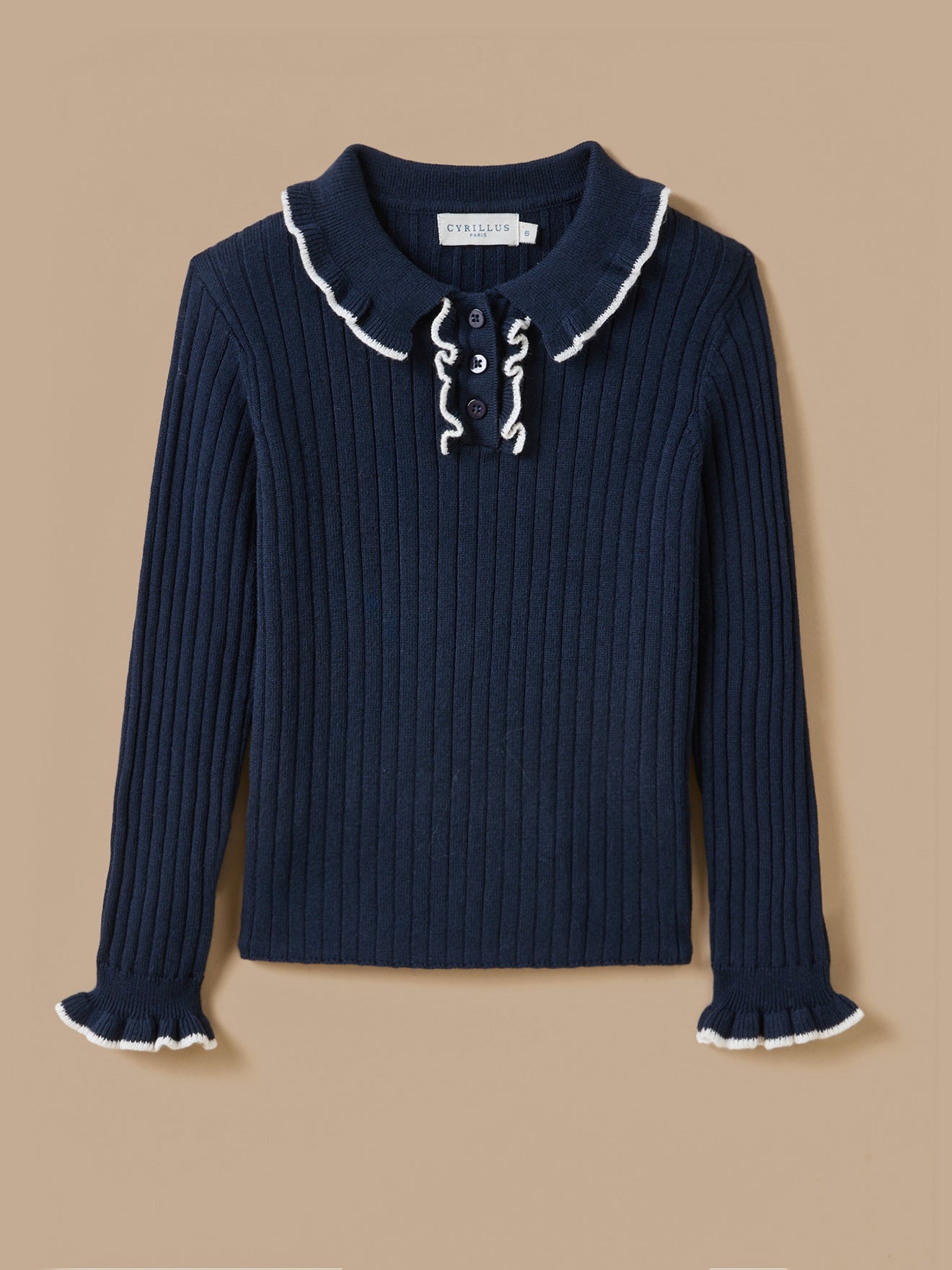 Mädchenpullover, Feinstrick