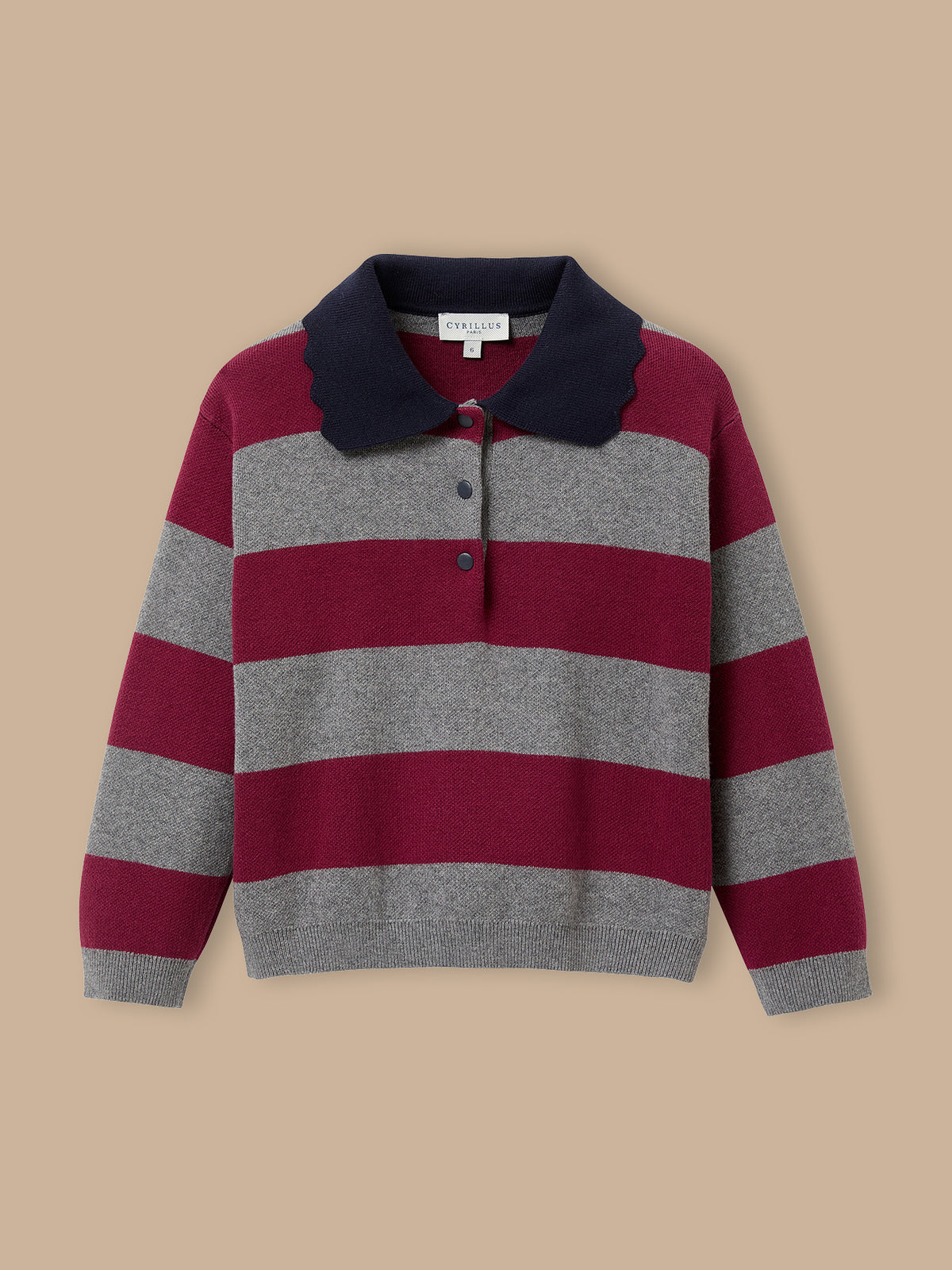 Mädchenpullover aus Milano mit Streifen