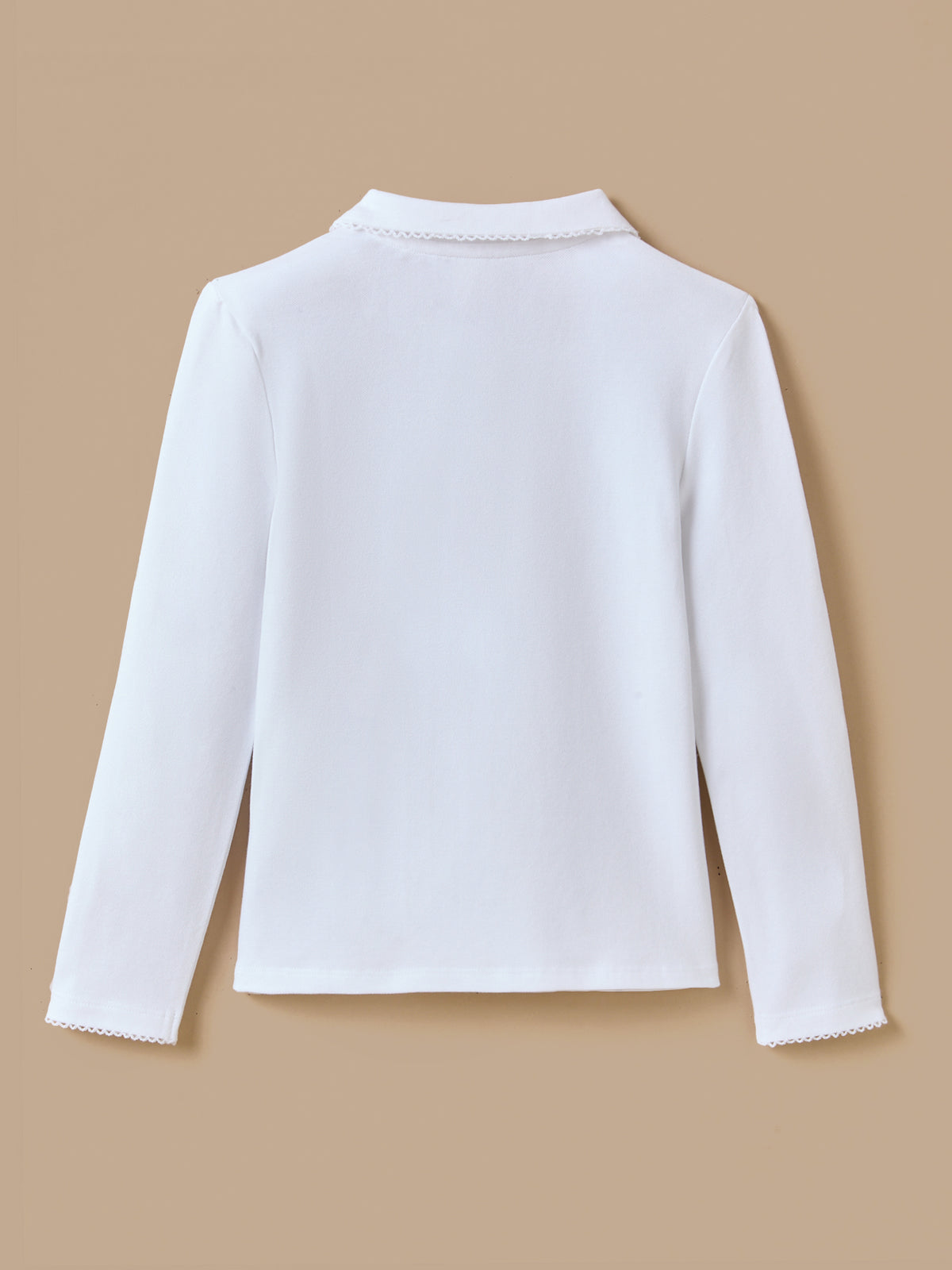 Mädchen-Poloshirt aus Pikeestrick – Bio-Baumwolle
