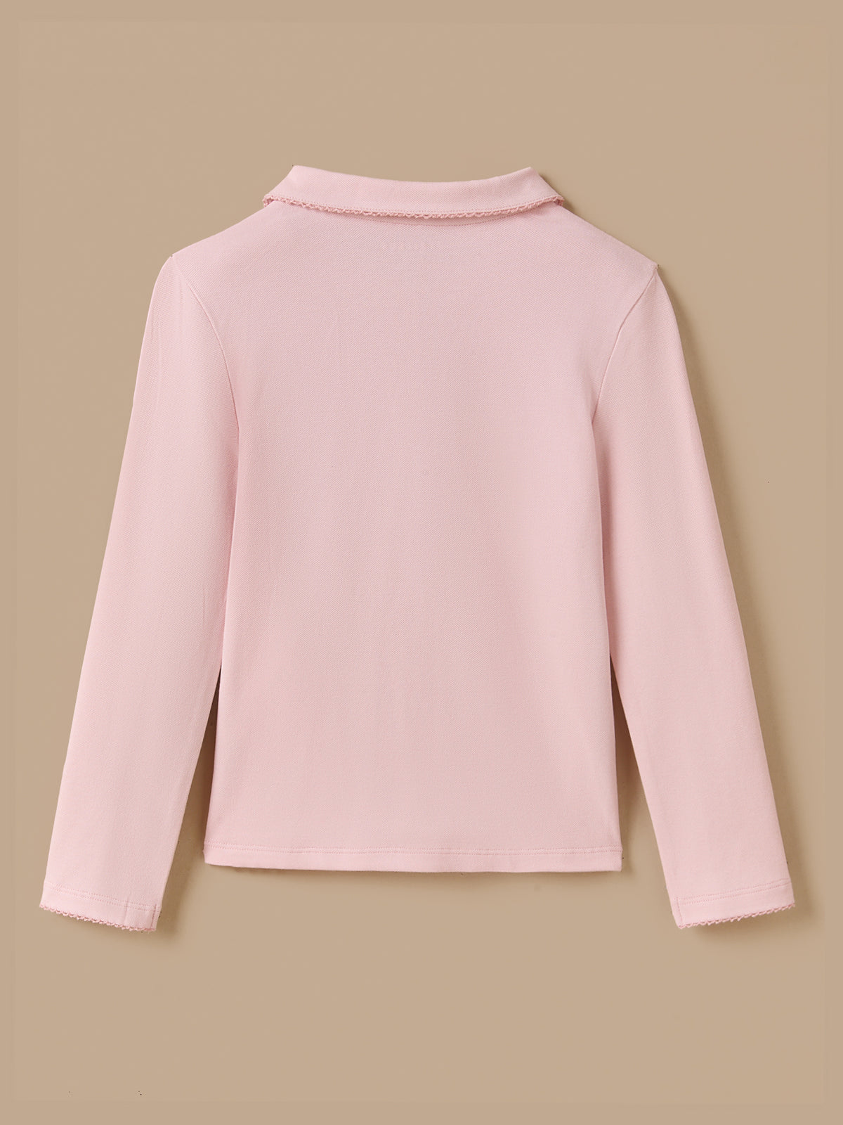 Mädchen-Poloshirt aus Pikeestrick – Bio-Baumwolle
