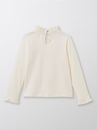 T-shirt Fille col montant - Coton bio