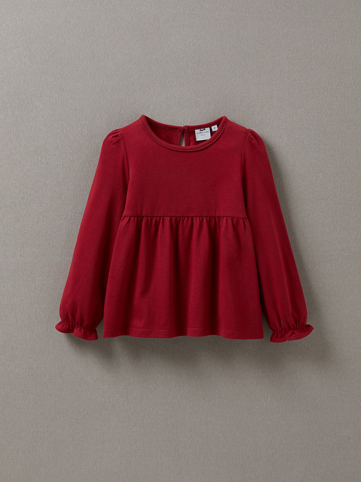 Tee-shirt à basque Fille - Coton bio