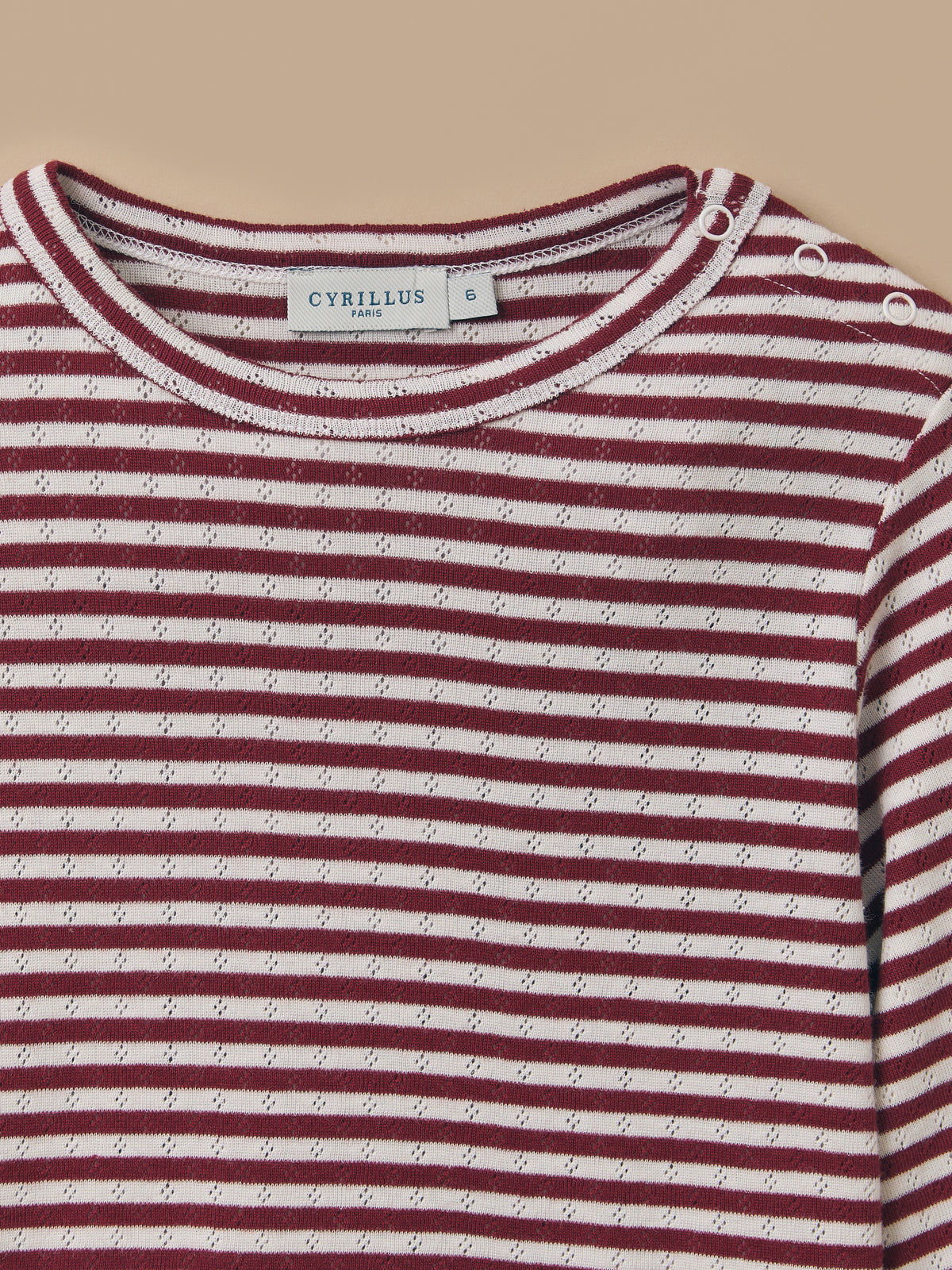 T-shirt en pointelle Fille - Coton biologique