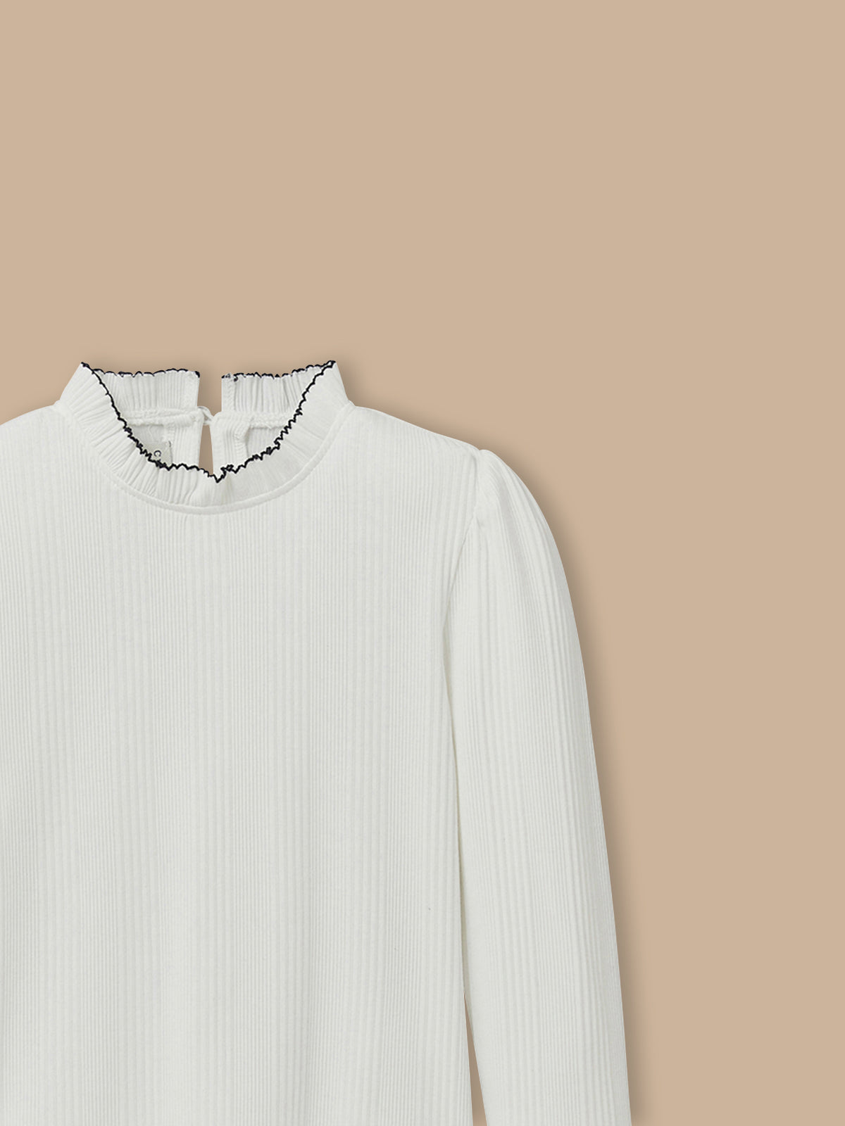 Mädchen-Unterziehpullover – Bio-Baumwolle