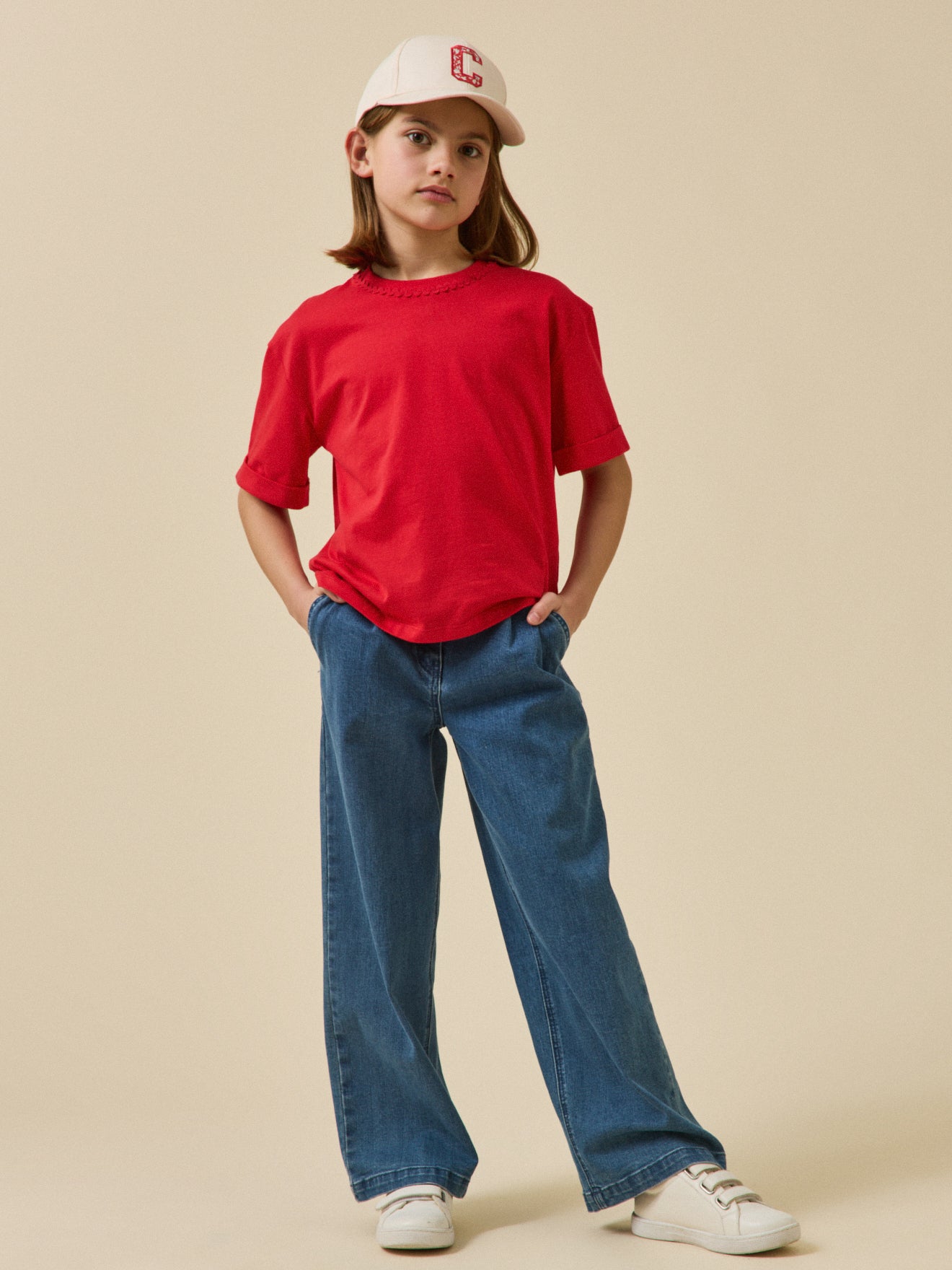 Mädchen T-Shirt aus Bio-Baumwolle – Kollektion « Junior »