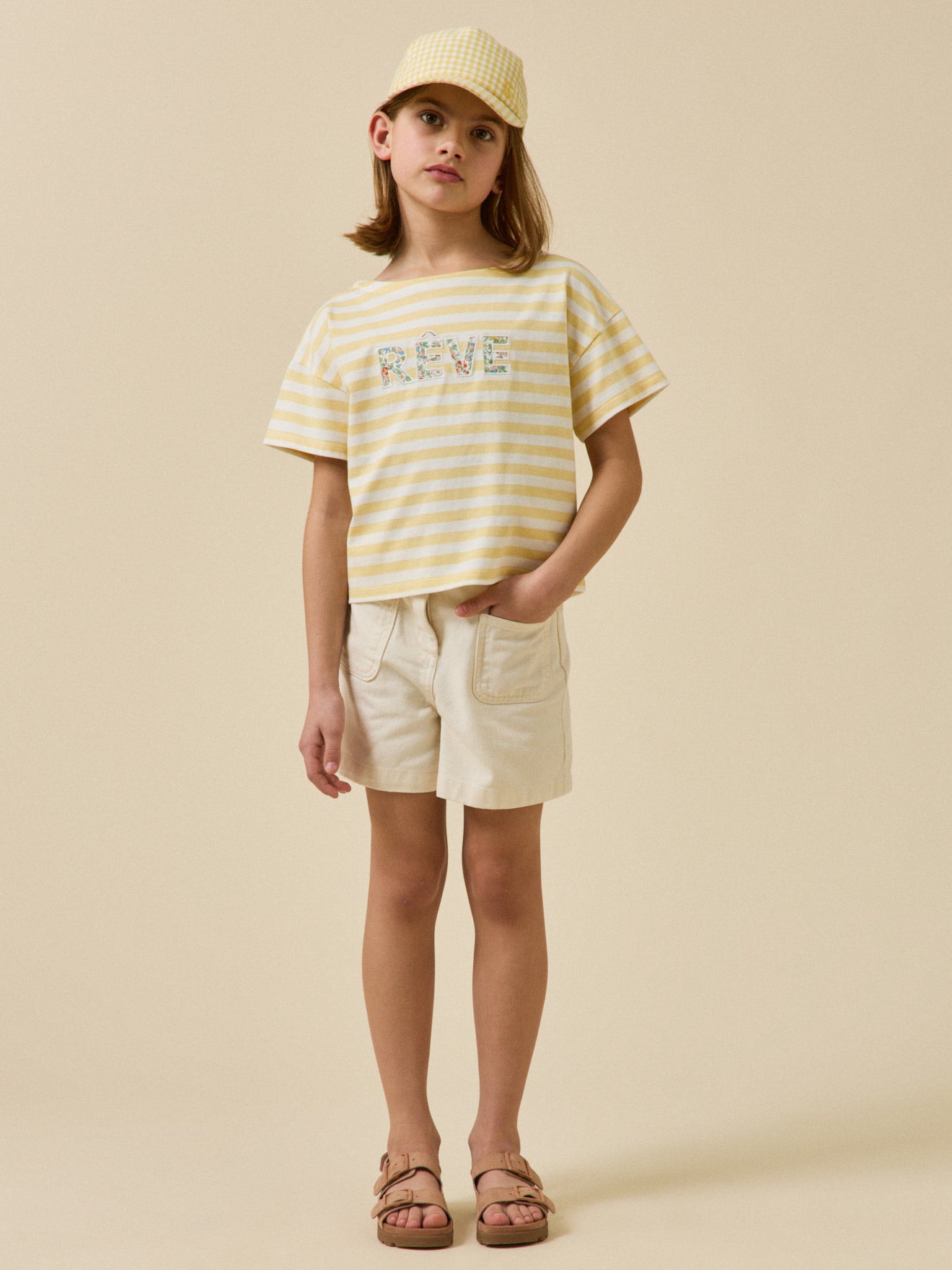 Mädchen T-Shirt mit Schriftzug – Kollektion « Junior »