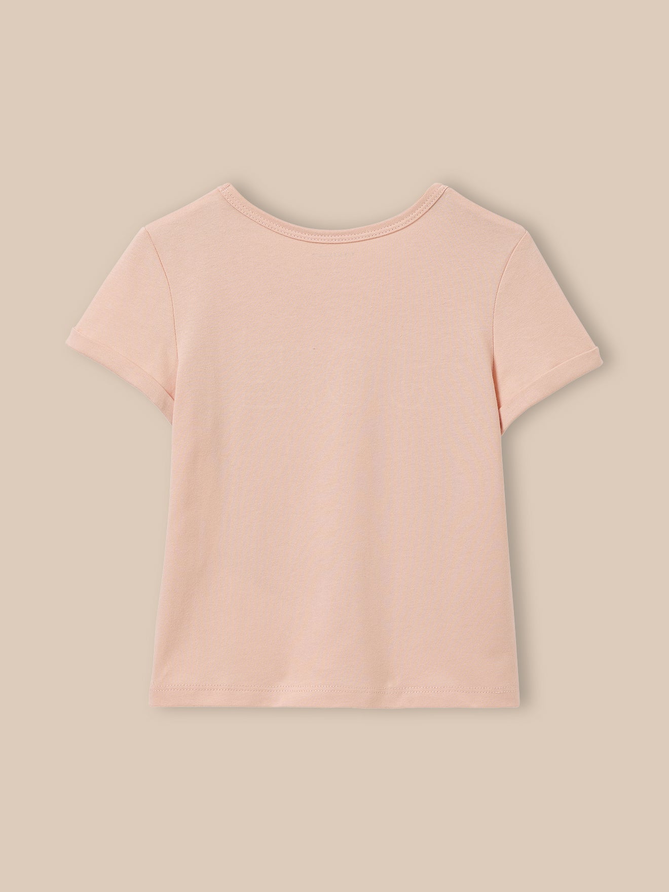 Mädchen T-Shirt mit Schriftzug aus Liberty®-Stoff – Bio-Baumwolle