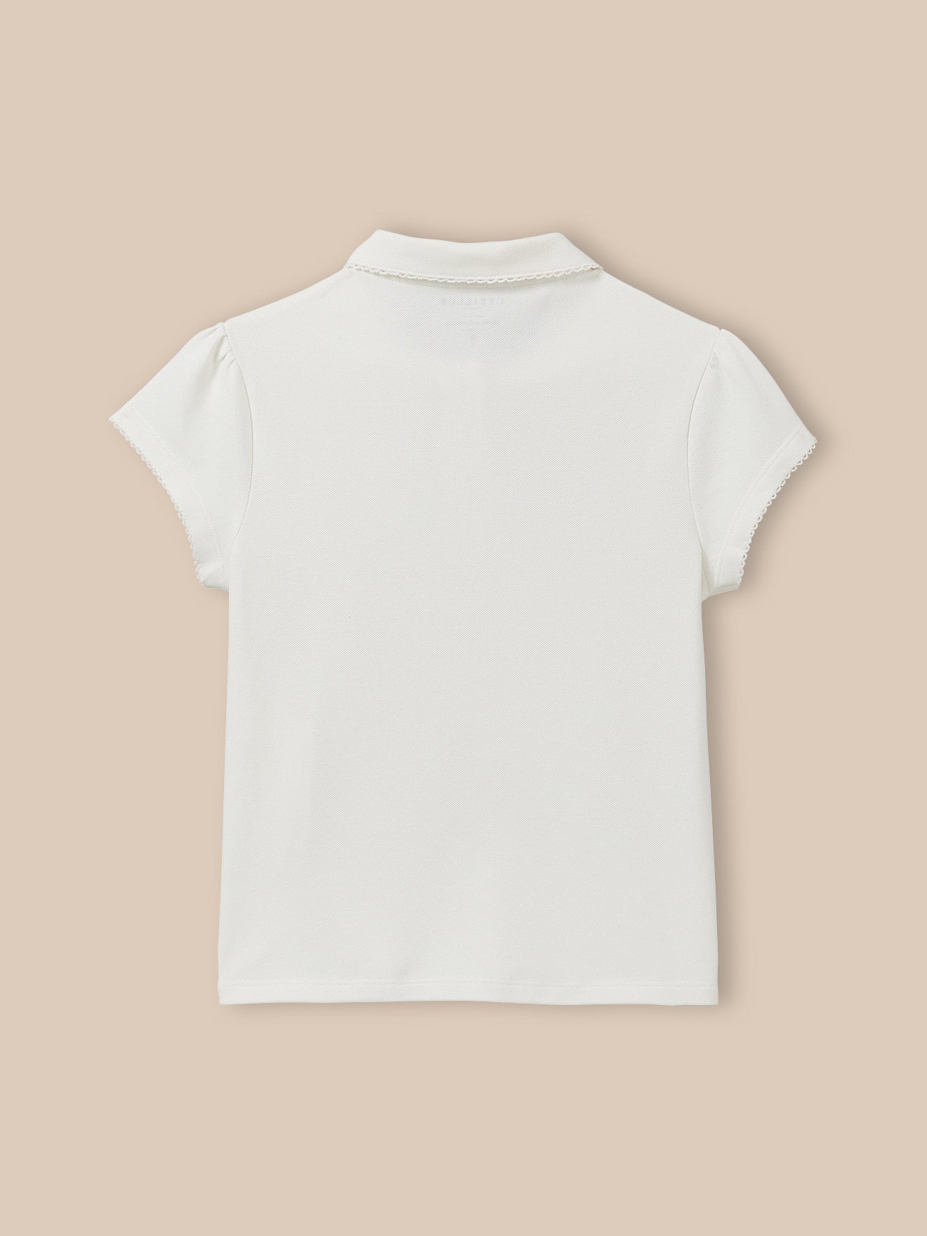 Mädchen-Poloshirt aus Pikeestrick – Bio-Baumwolle
