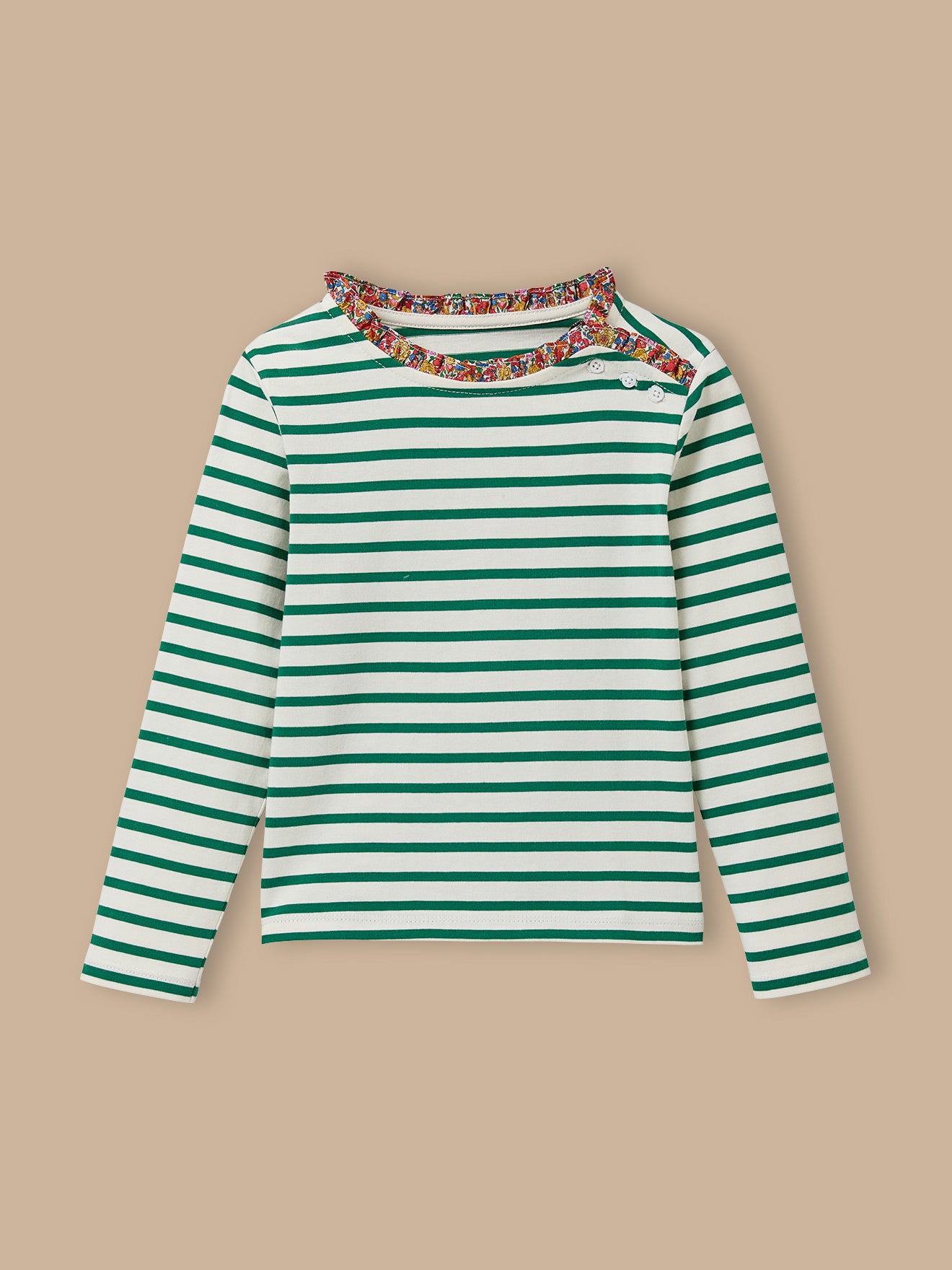 Mädchenshirt im Matrosenlook mit Liberty®-Stoff