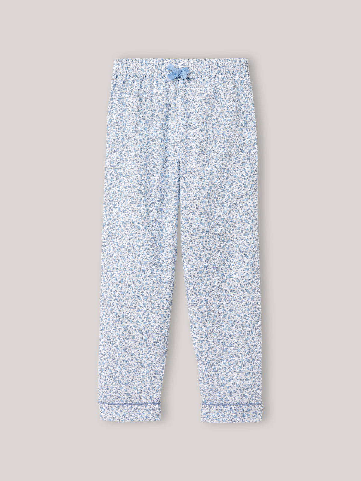 Mädchen-Pyjama aus Popeline mit Druckmuster « Gia »