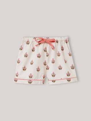 Pyjashort Fille en popeline - imprimé Ashley