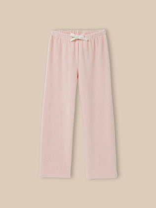 Pyjama en velours col en tissu Liberty Fille
