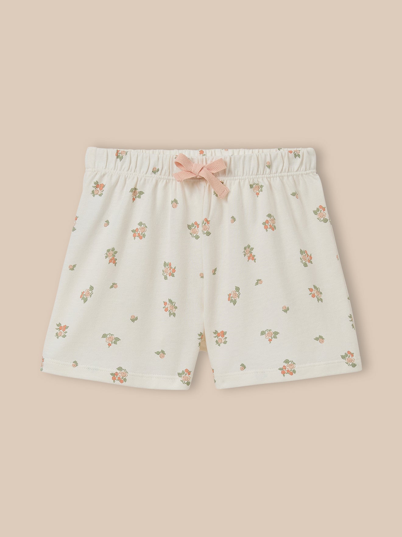 Mädchen Kurz-Pyjama mit Druckmuster « Beeren »