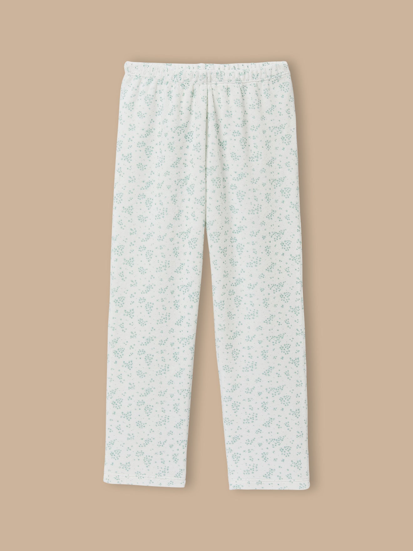 Mädchenpyjama, bedruckt, aus Velours