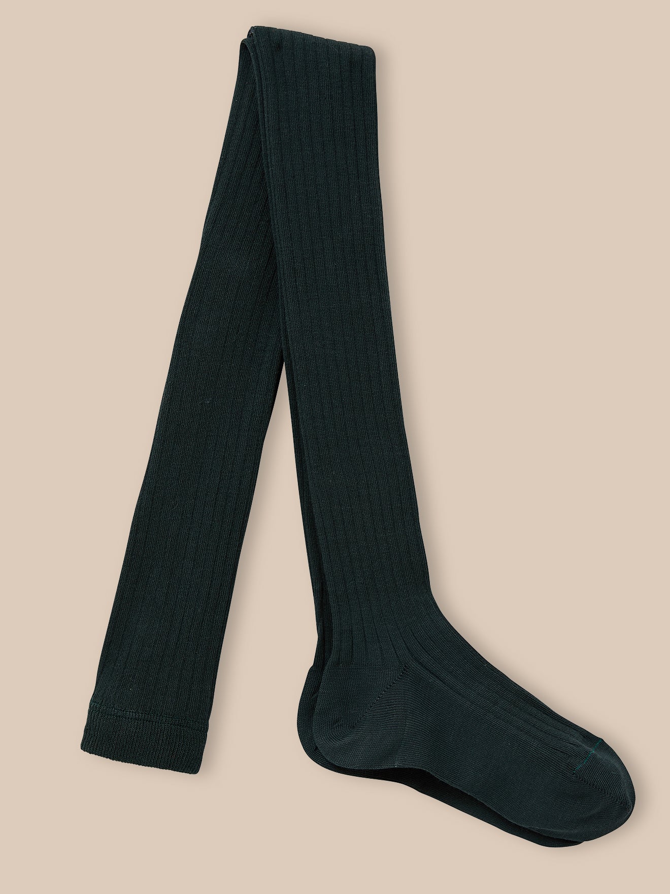 Mädchen-Strumpfhose aus Rippstrick