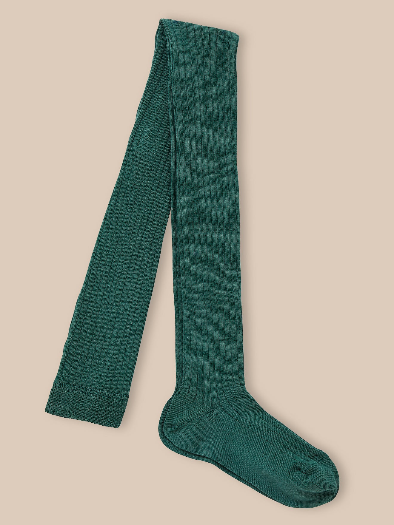 Mädchen-Strumpfhose aus Rippstrick