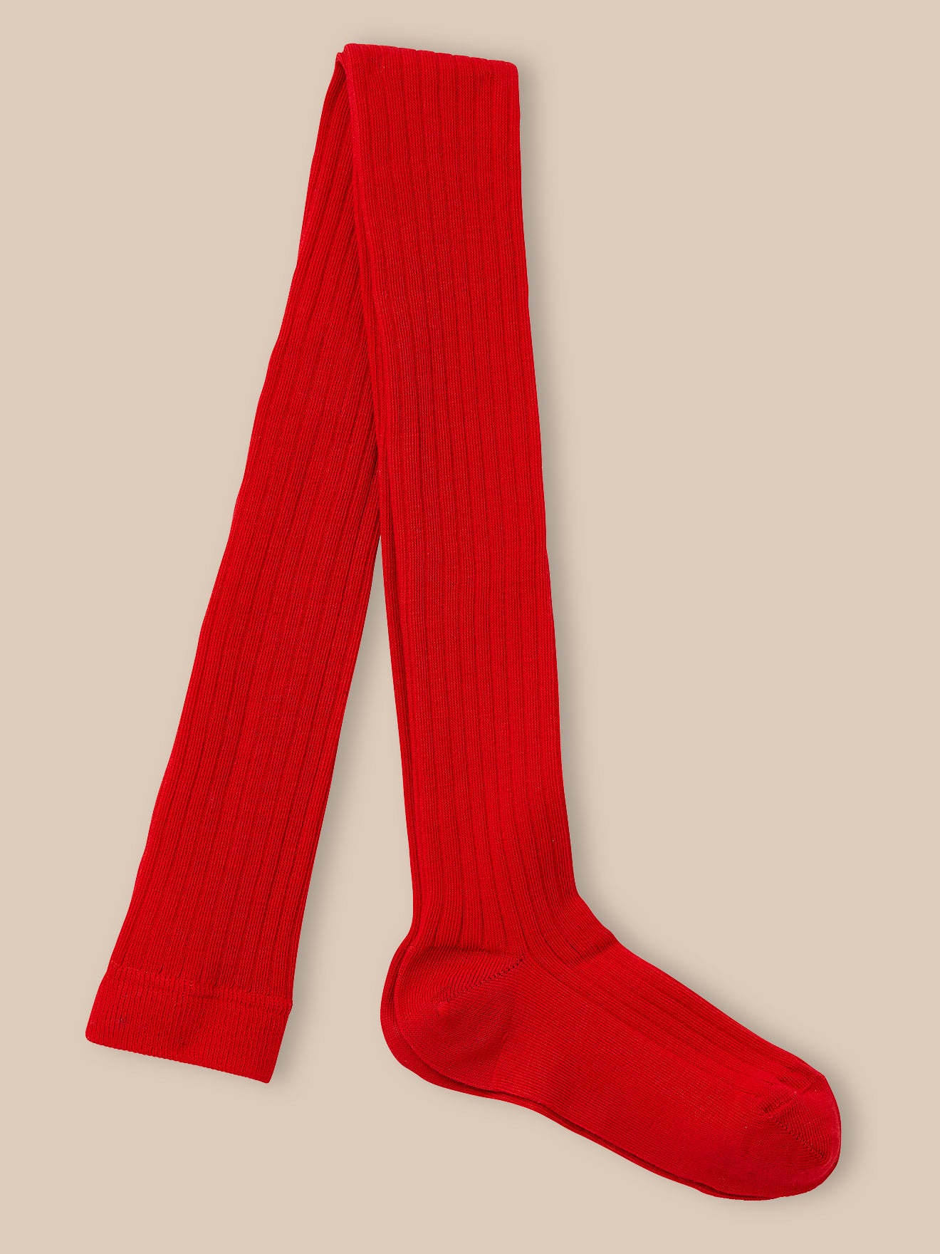 Mädchen-Strumpfhose aus Rippstrick