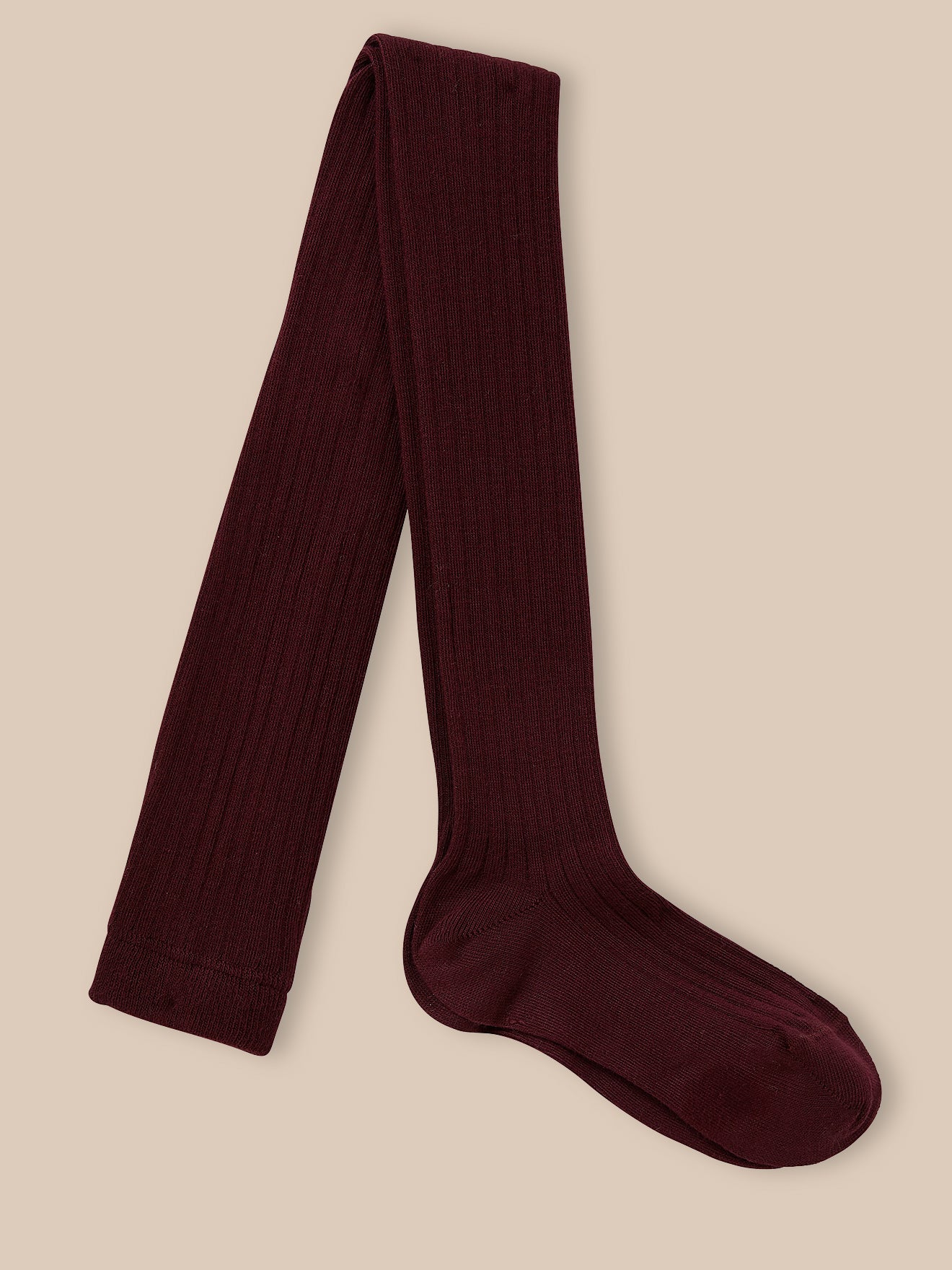 Mädchen-Strumpfhose aus Rippstrick