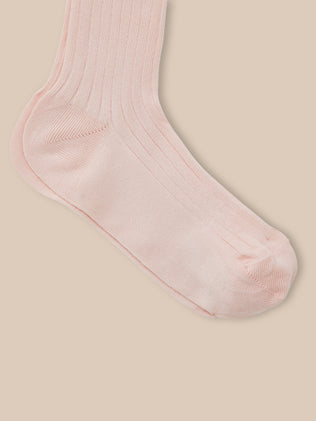 Collants à côtes fille