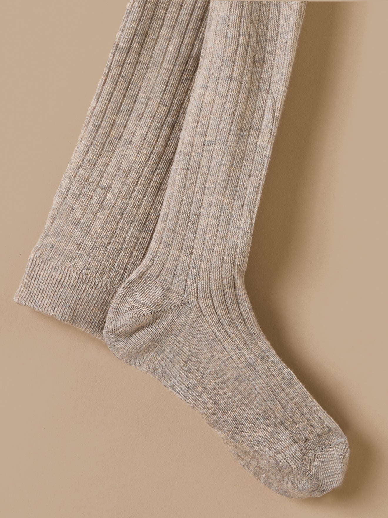 Mädchen-Strumpfhose aus Rippstrick