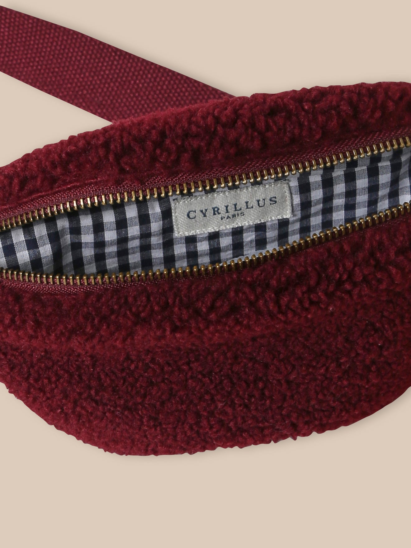 Mädchen-Bauchtasche aus Sherpa