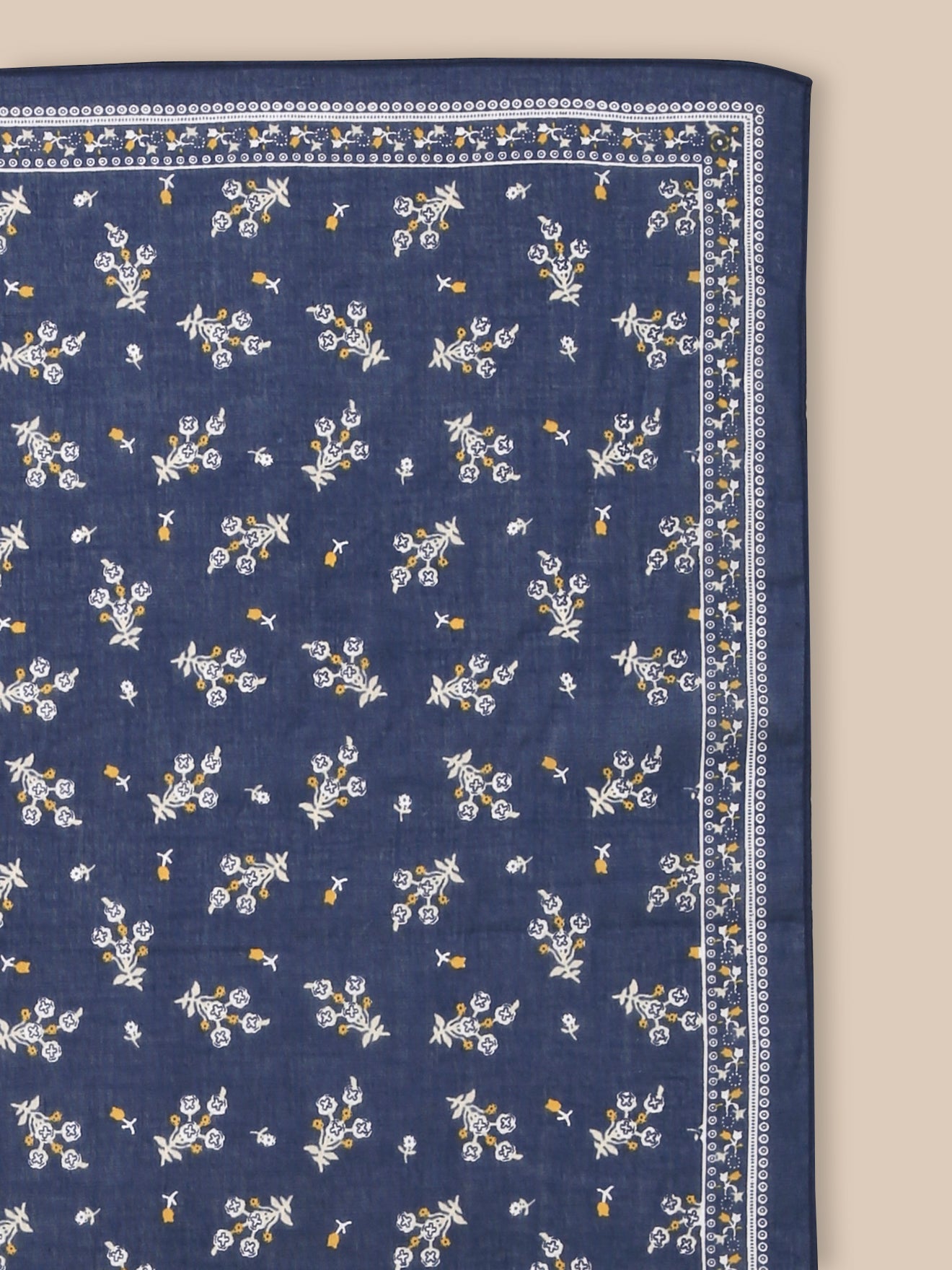 Mädchen-Schal mit « Blumenstrauss »-Print