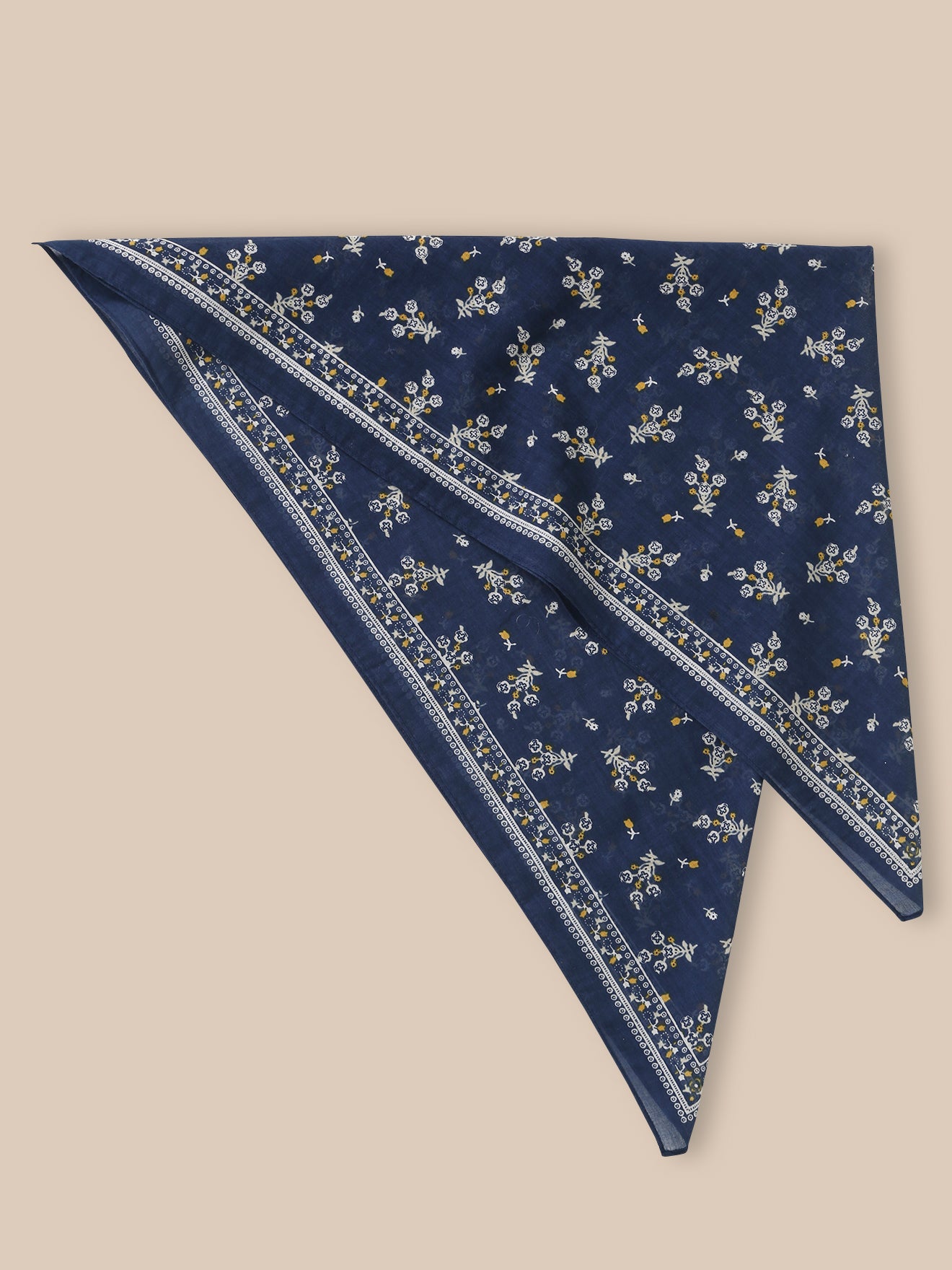 Mädchen-Schal mit « Blumenstrauss »-Print