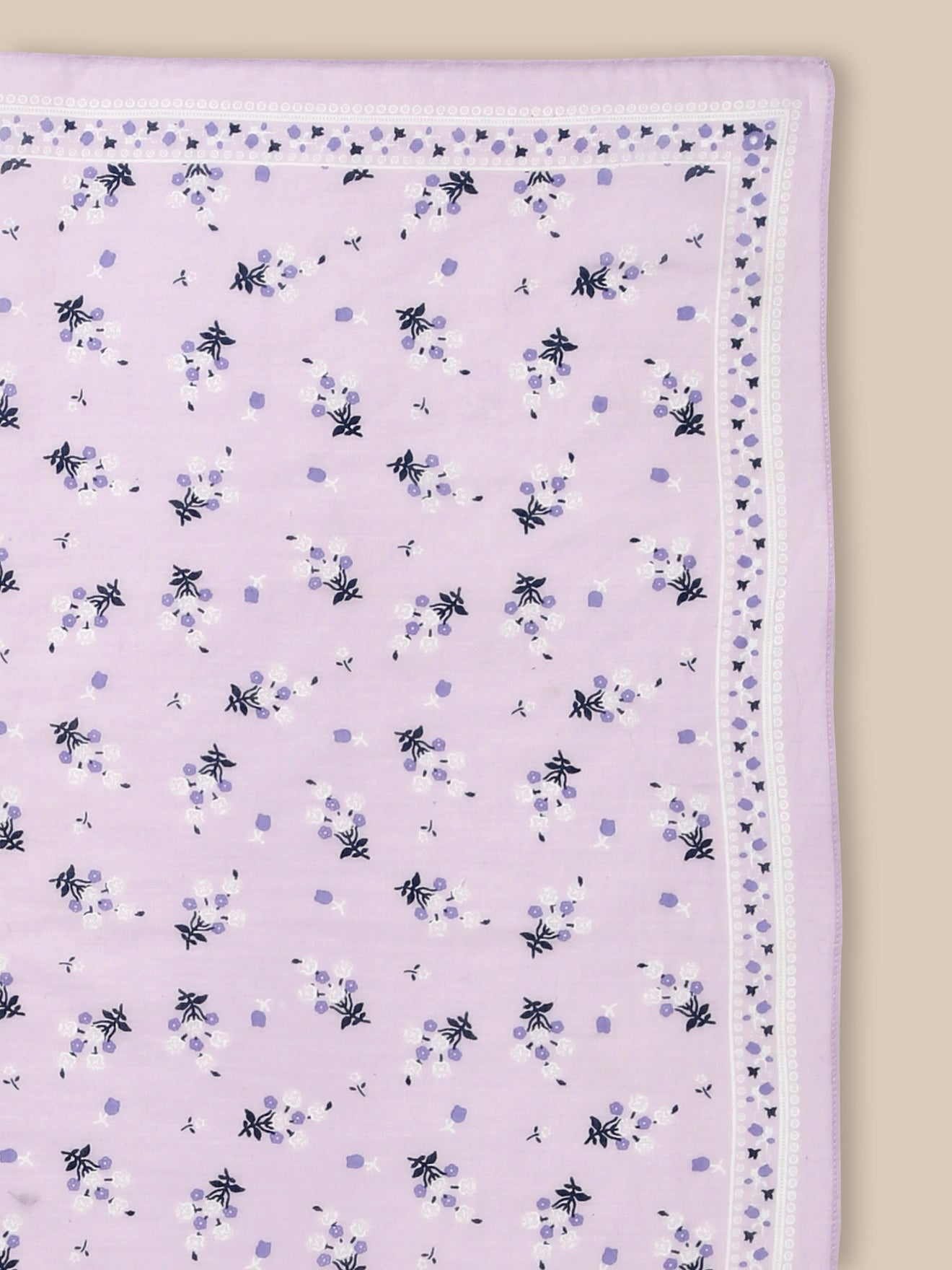 Mädchen-Schal mit « Blumenstrauss »-Print