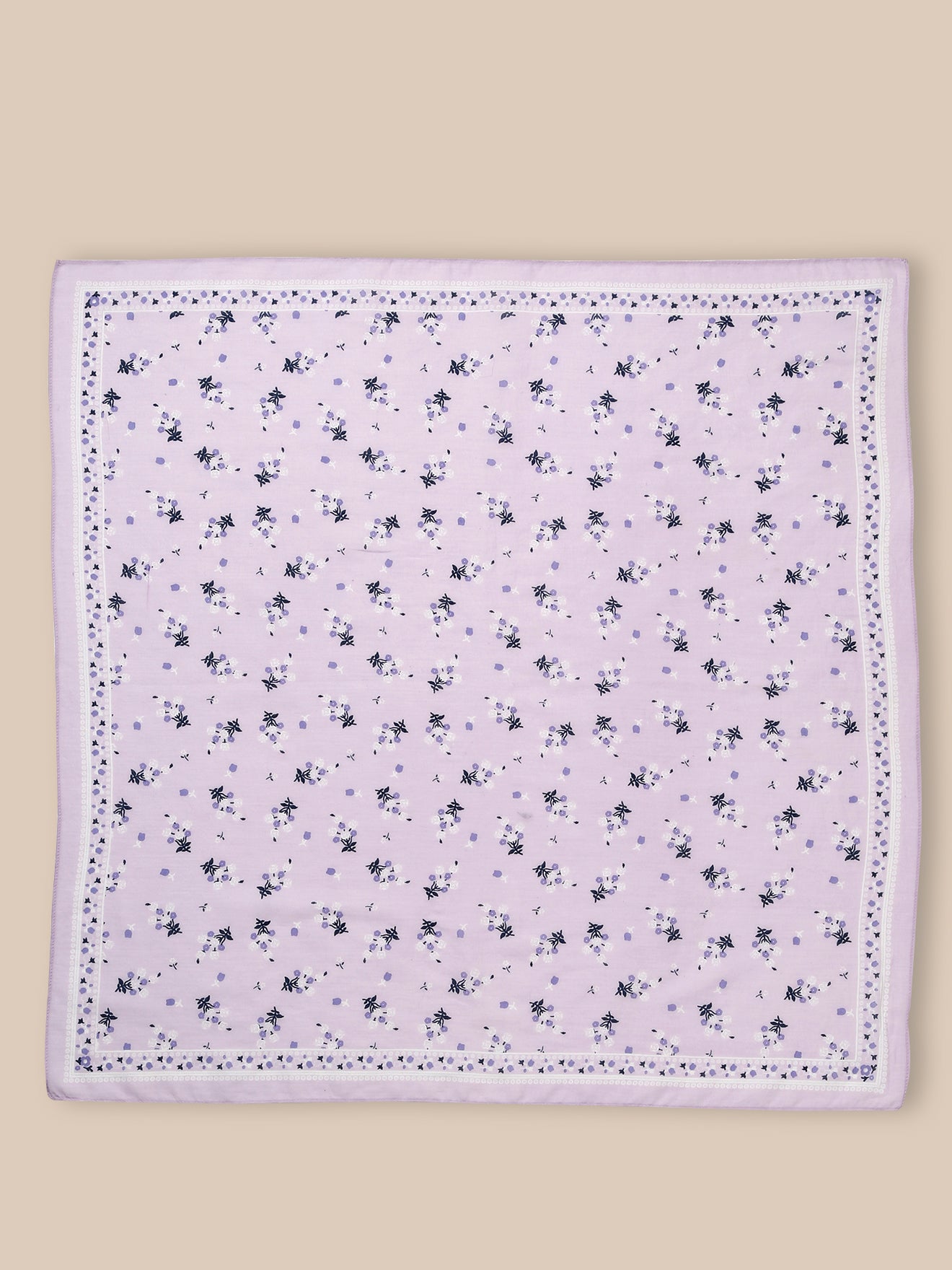 Mädchen-Schal mit « Blumenstrauss »-Print