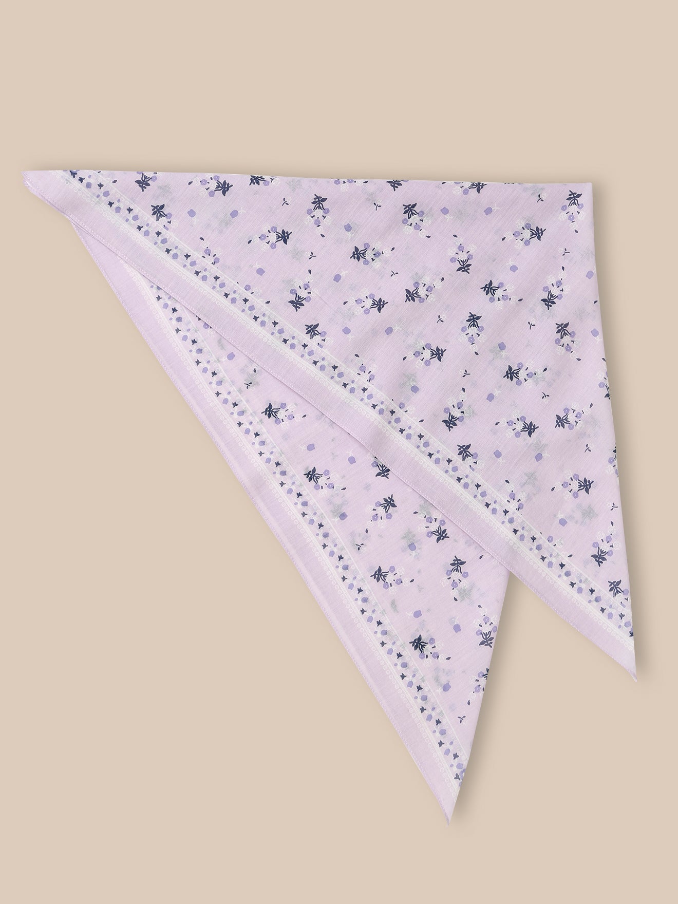 Mädchen-Schal mit « Blumenstrauss »-Print