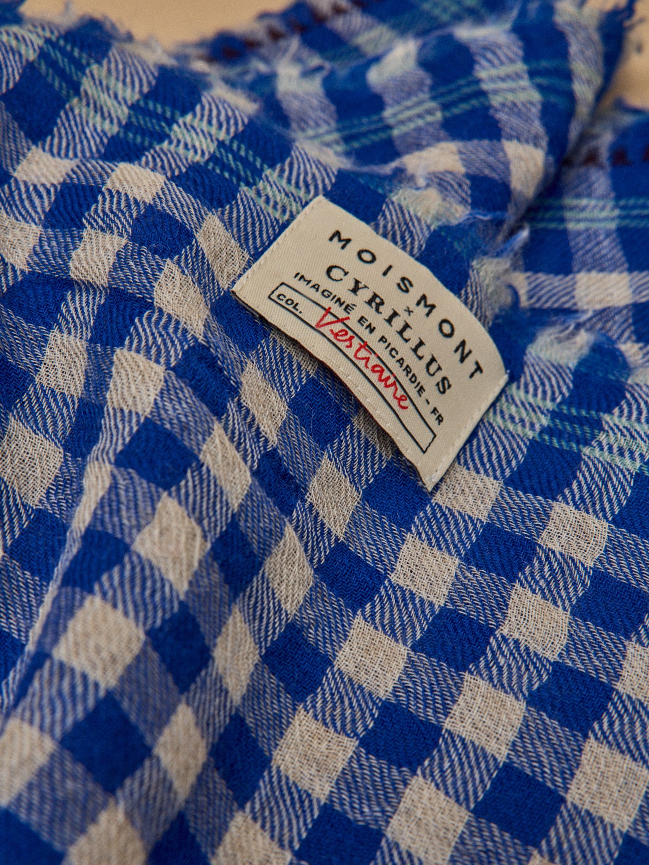 Tuch Â« Vichy Â» â Collaboration Moismont x Cyrillus