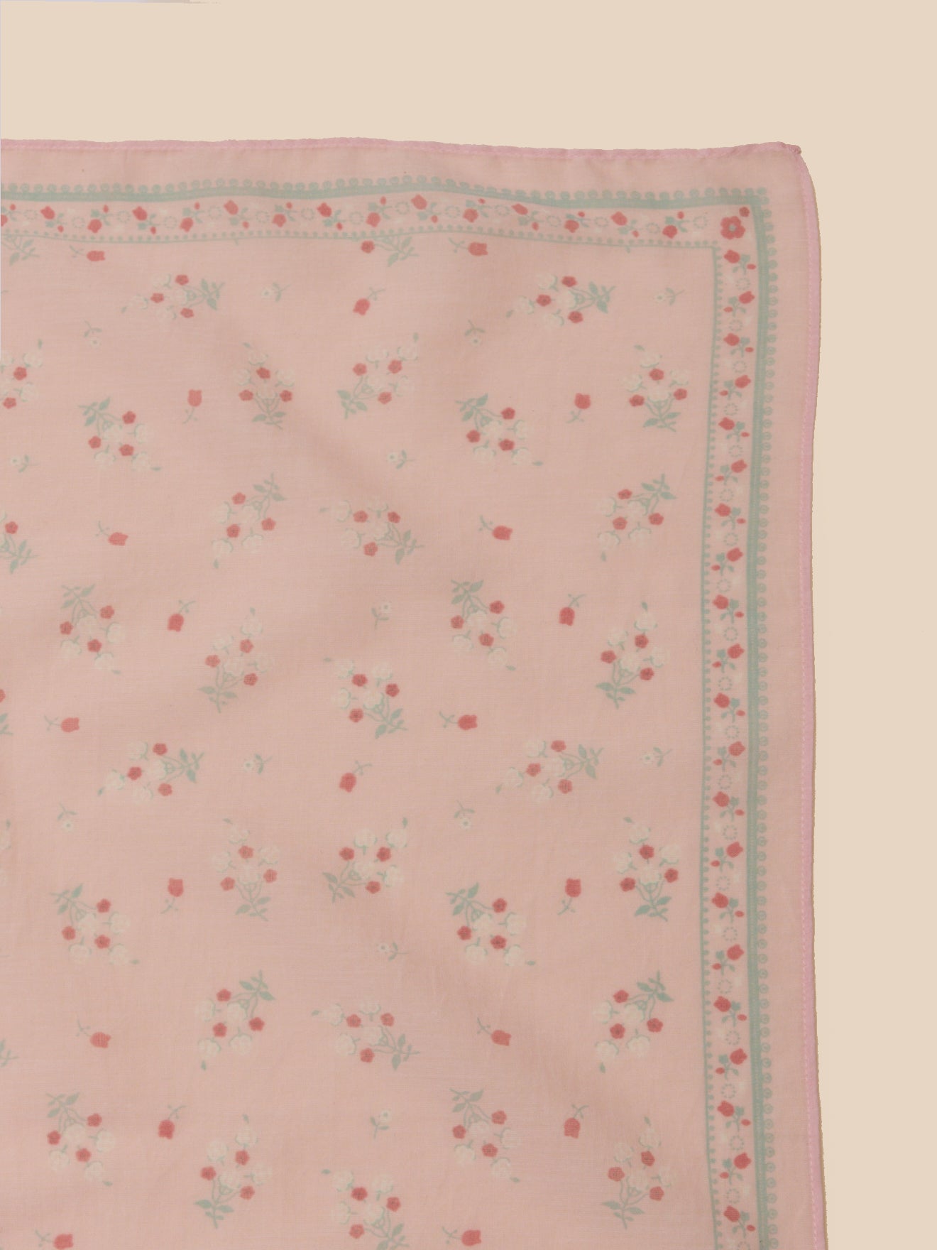 Mädchen-Halstuch mit Knospenmotiv – Bio-Baumwolle