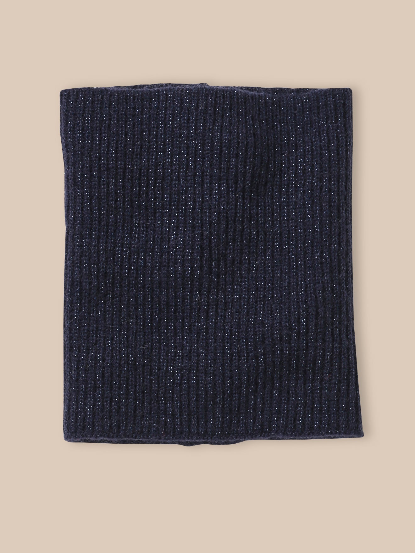 Mädchen-Snood mit Schimmer aus Wolle und Mohair