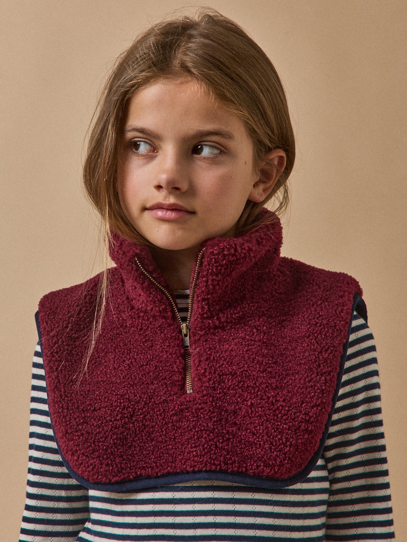 Sherpa-Kragen Mädchen