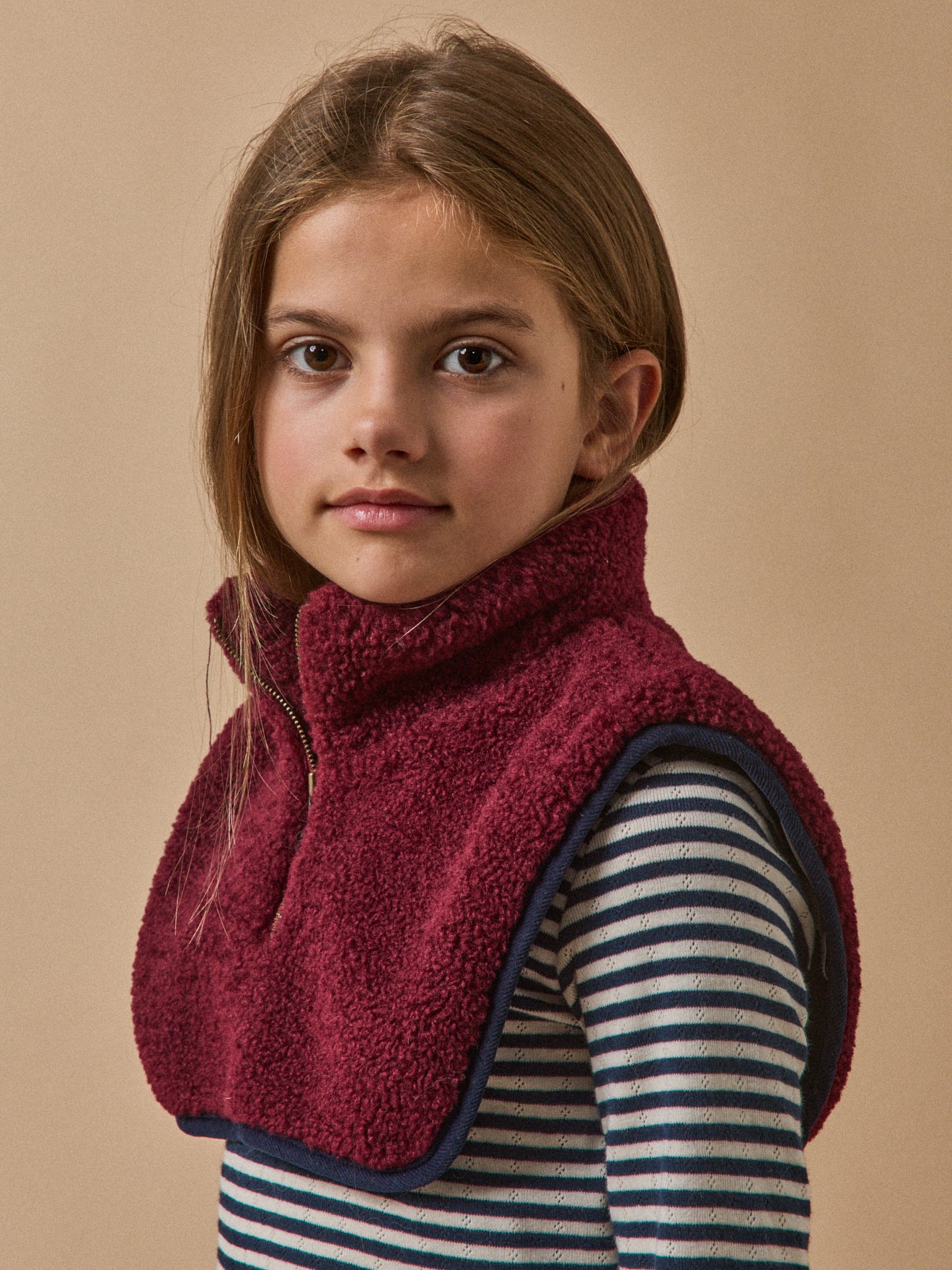 Sherpa-Kragen Mädchen