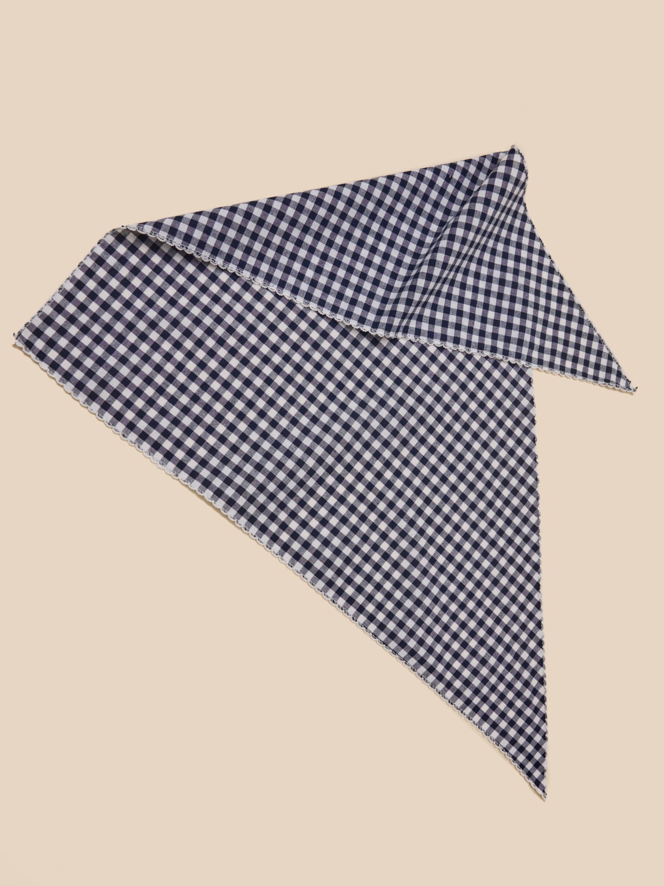 Mädchen-Schal mit Vichy-Karos