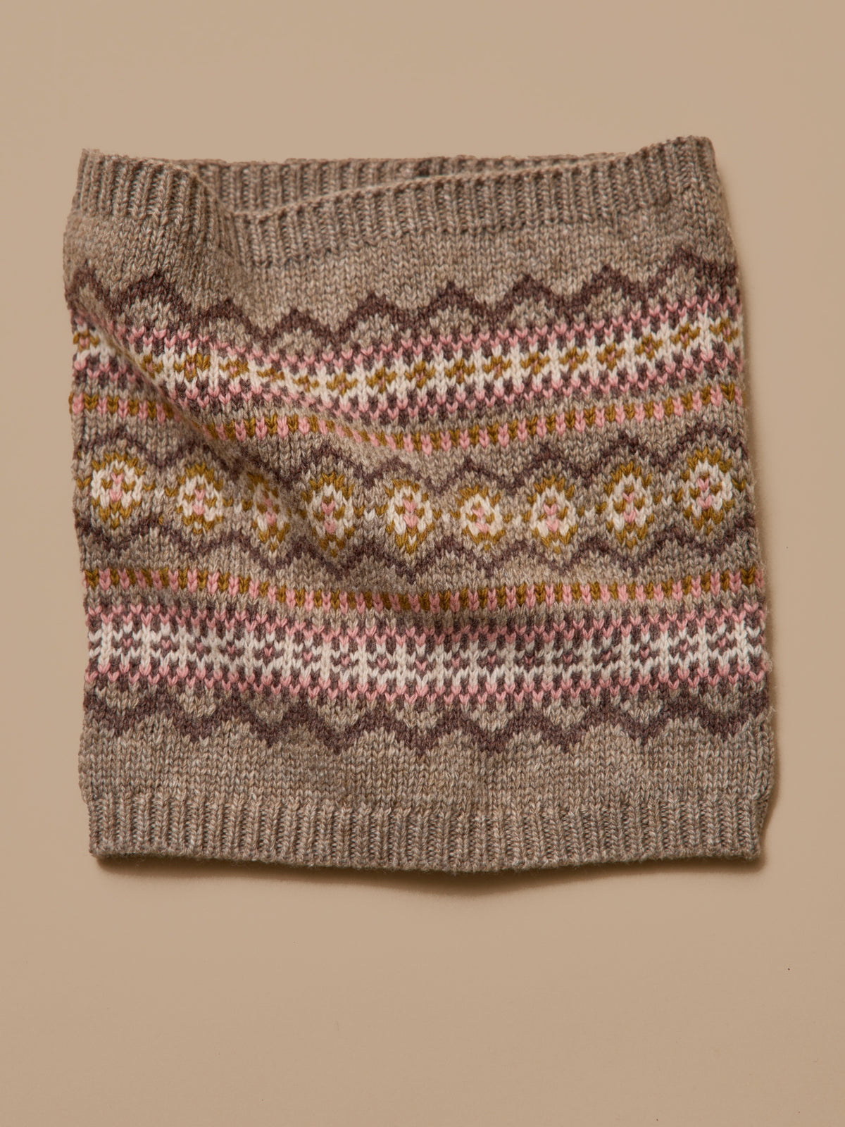 Snood jacquard enfant