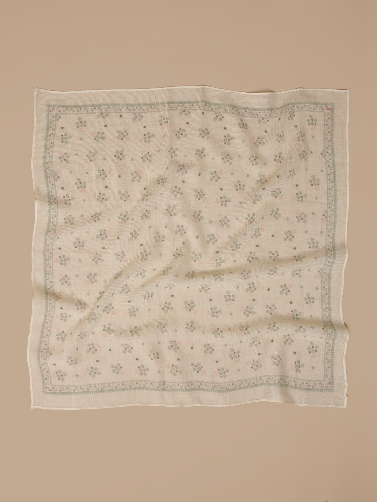 Foulard imprimé en laine Fille