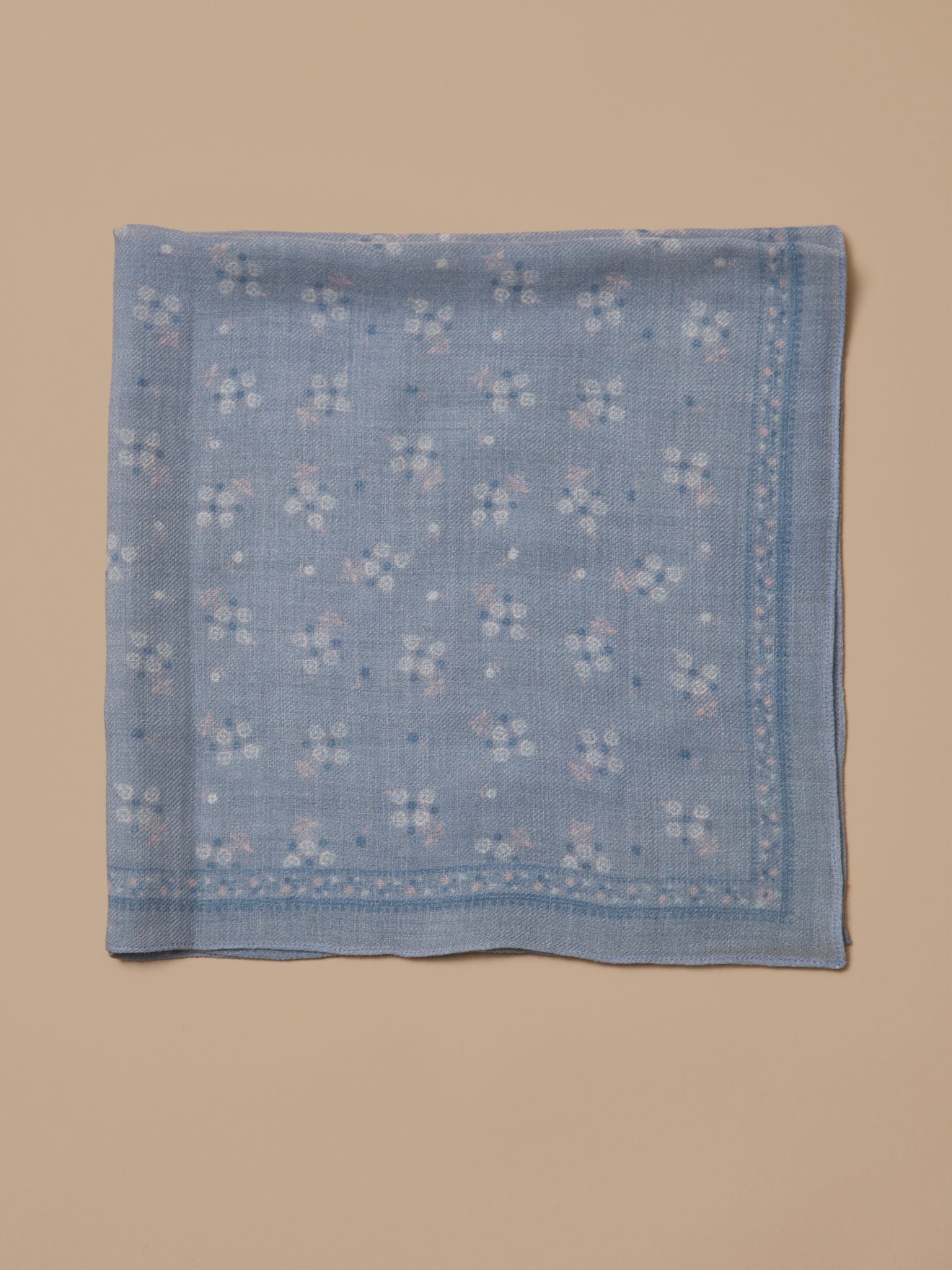 Foulard imprimé en laine Fille