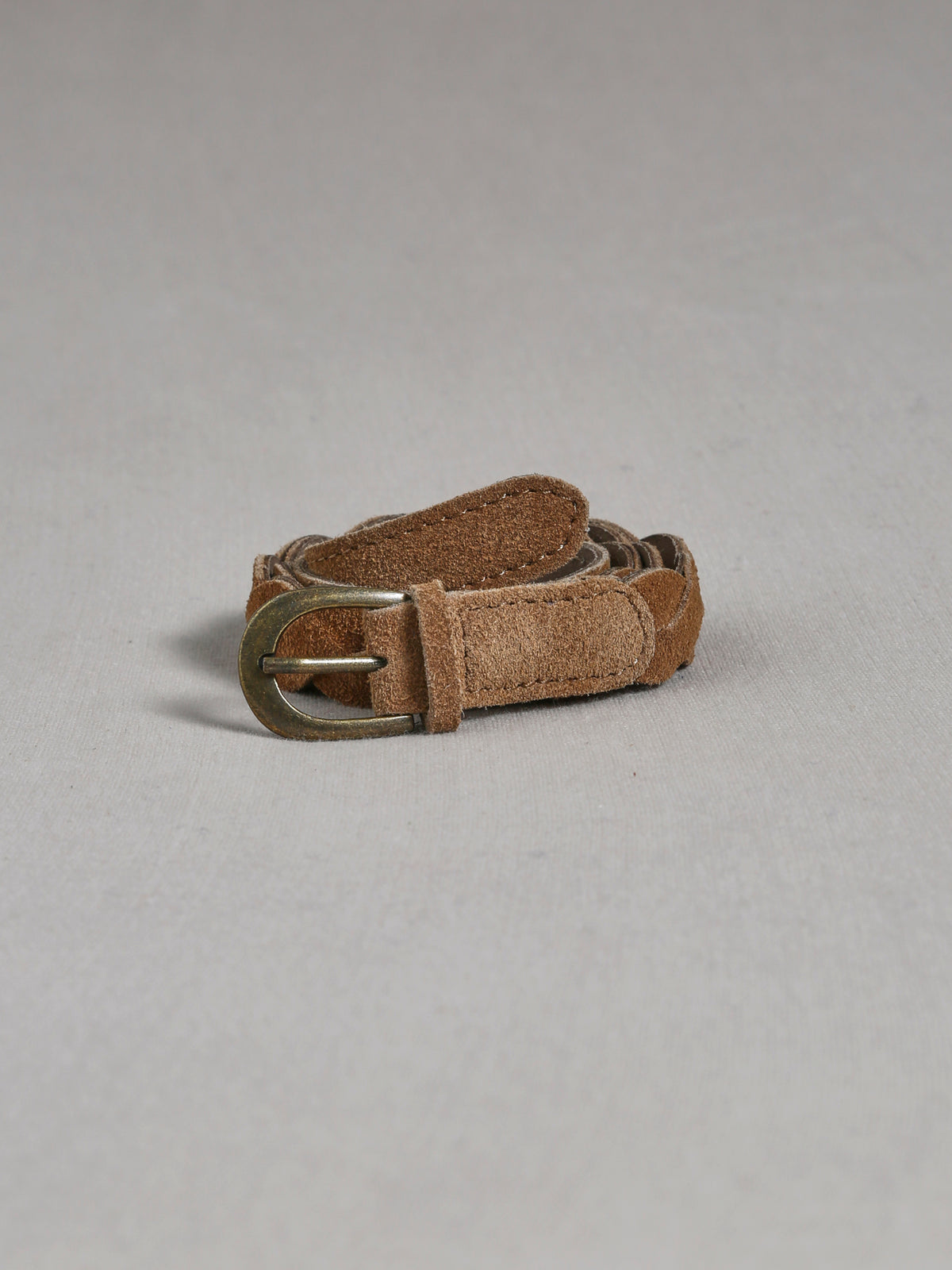 Ceinture tressée Fille en cuir