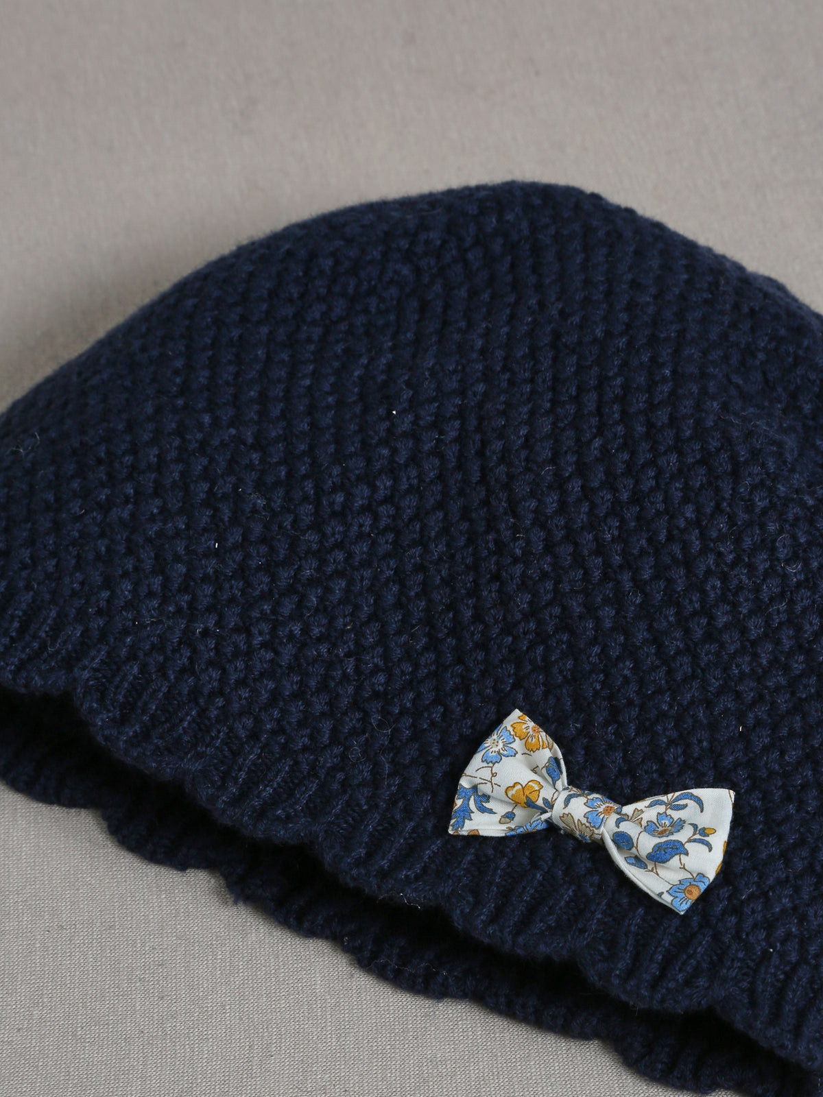 Bonnet festonné Fille tissu Liberty