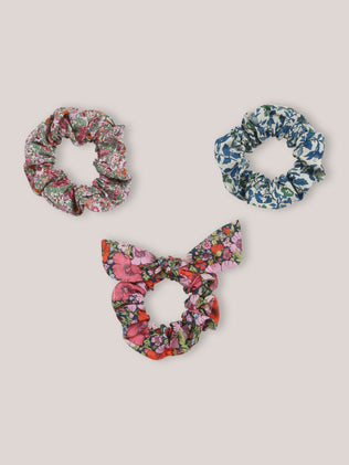 Lot de 3 chouchous en tissu Liberty Fille