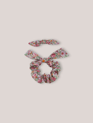 Pince et chouchou en tissu Liberty Fille