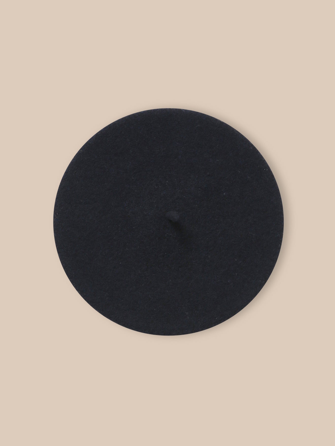 Mädchen-Baskenmütze aus reiner Merinowolle