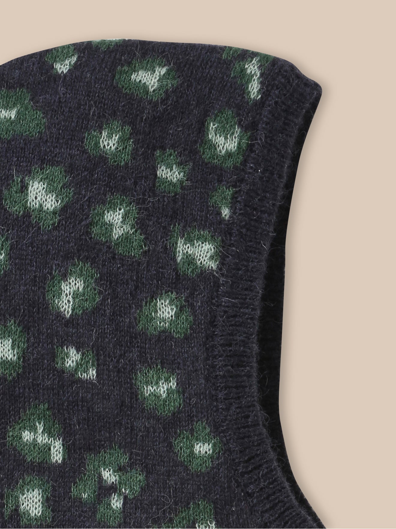 Mädchen-Schlupfmütze aus Wolle und Mohair