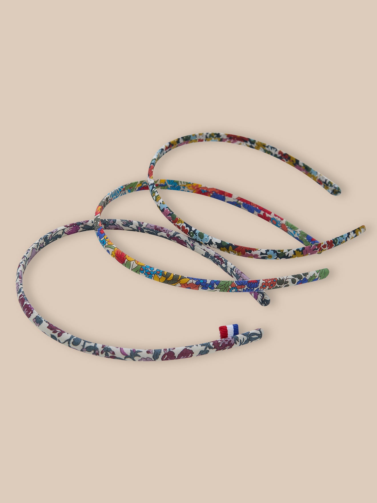 3er-Set Mädchen – feine Haarreifen aus Liberty®-Stoff