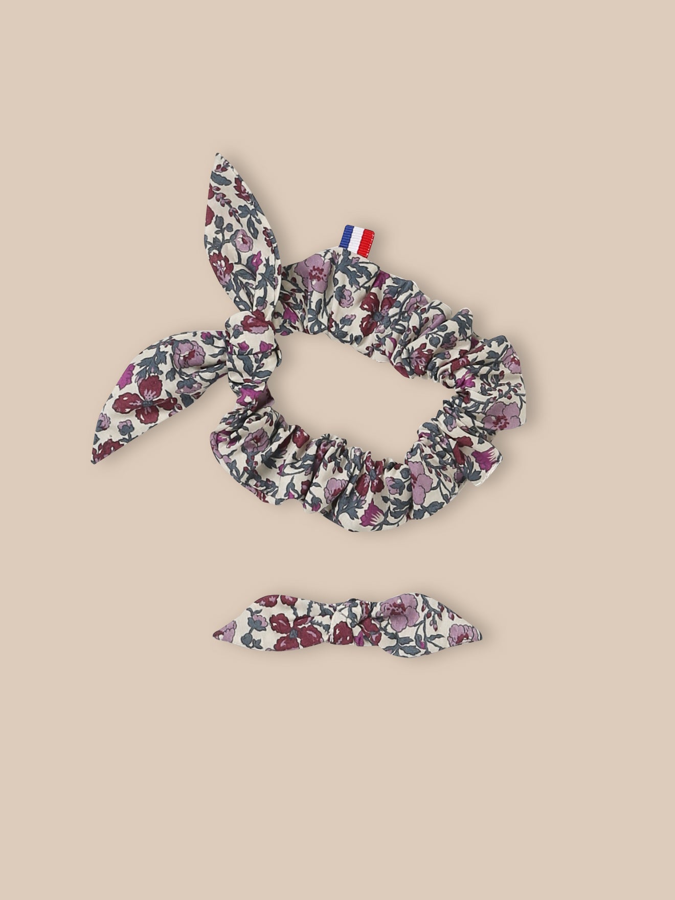 Mädchen-Haargummi & Haarspange aus Liberty®-Stoff